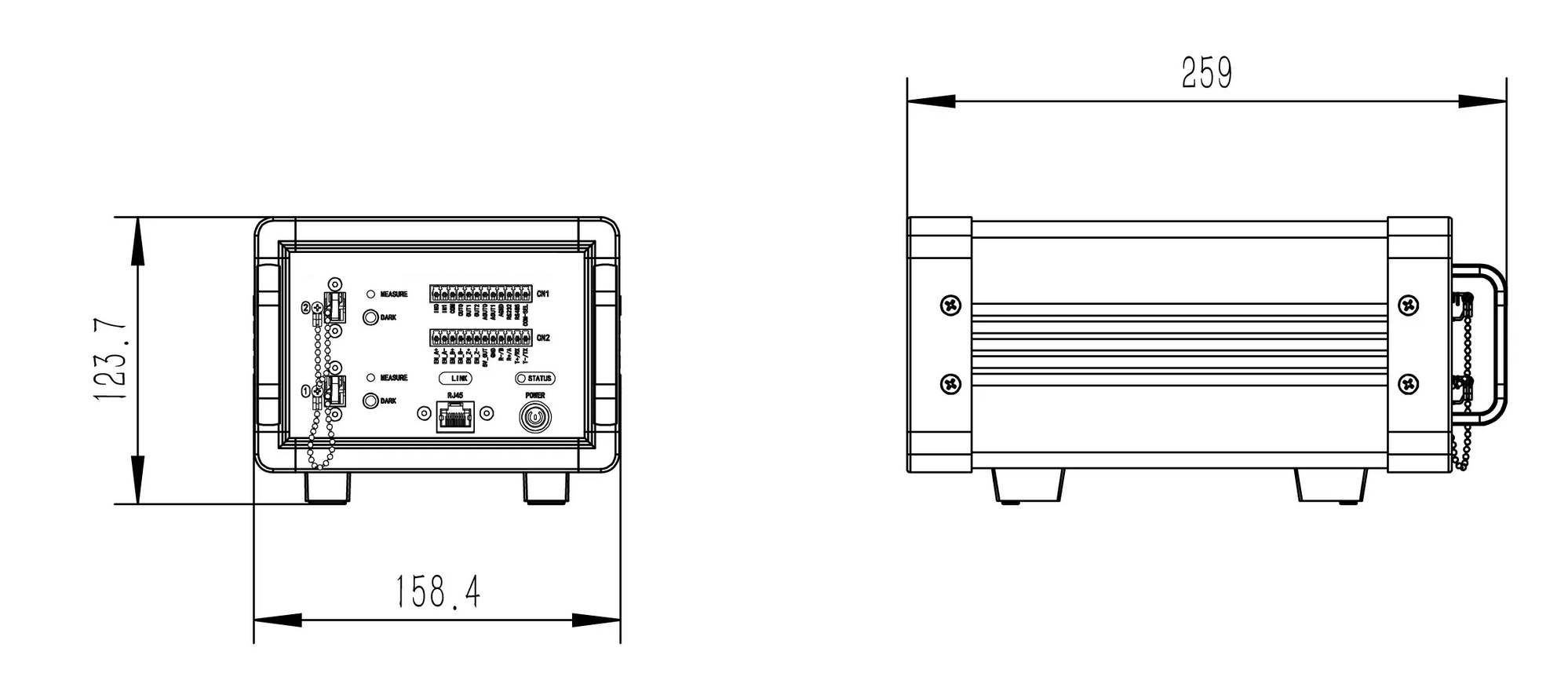 V2F2000 illustration dimension