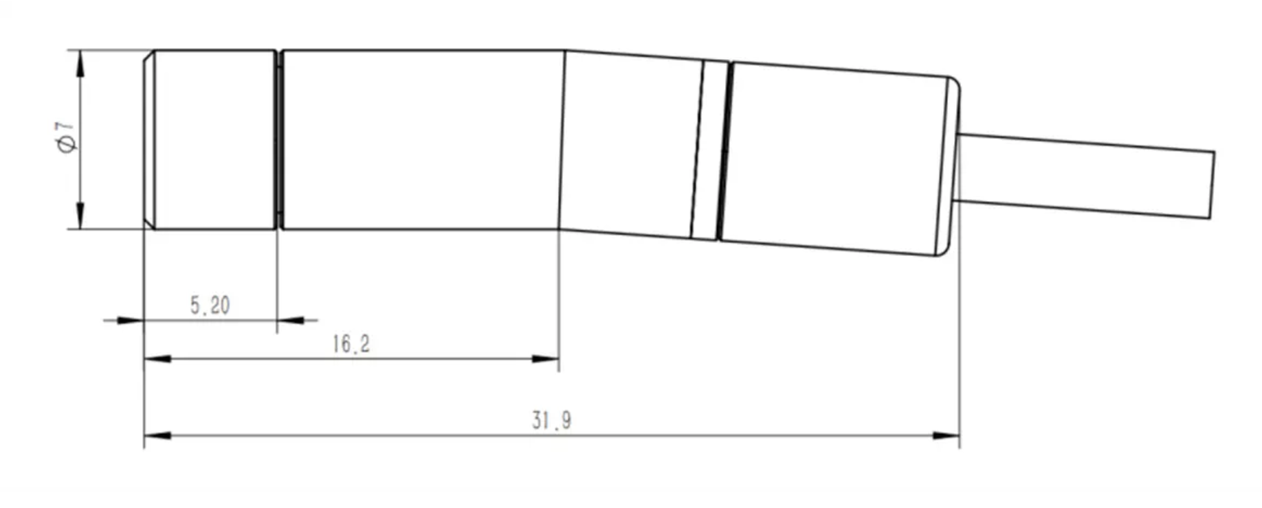 V2FL007 Dimension Drawing